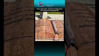 This Stone Book Moves Like It’s Alive 😳
