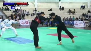 Semi Final Kelas D Putra Ginting Baharudin Putra Indonesia vs Phomsopha Laos AUG Pencak Silat 2024