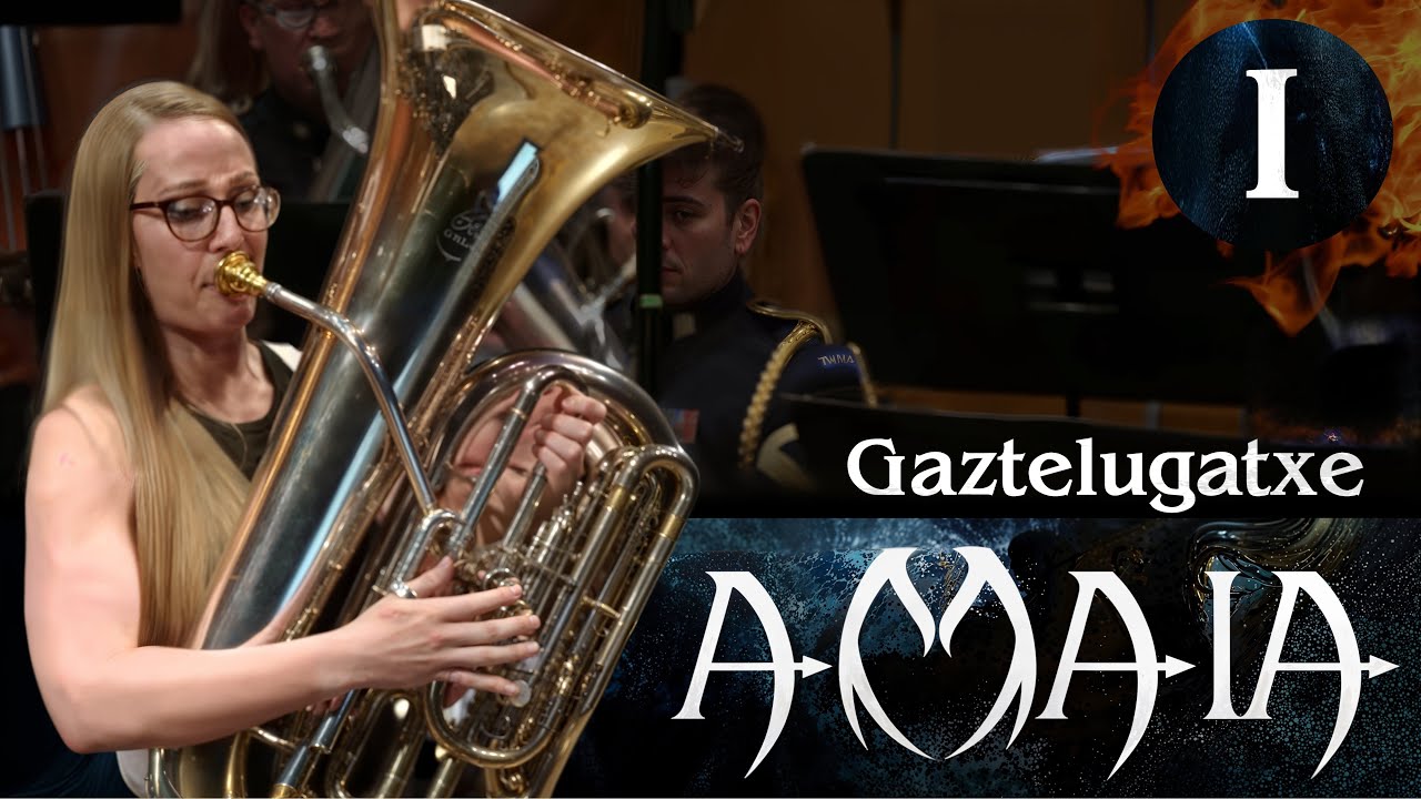 Concerto for Tuba performed by Carol Jantsch and US Army Band |  Amaia (1st MOV: Gaztelugatxe)