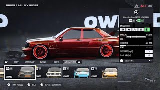 Need for Speed Unbound Updated Garage