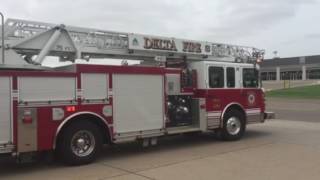 Delta Township Fire Department Truck 436 responding Unknown Accident