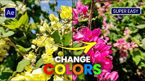 Change Object Colors in Videos | After Effects Tutorial😍