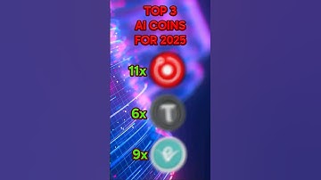 Top 3 AI Crypto Coins for 2025 - AI Coins with huge potential !