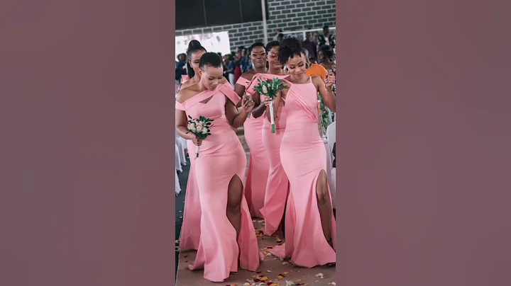 pink bridesmaid dresses