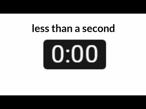 this video is less than a second long - this video is less than a second long
