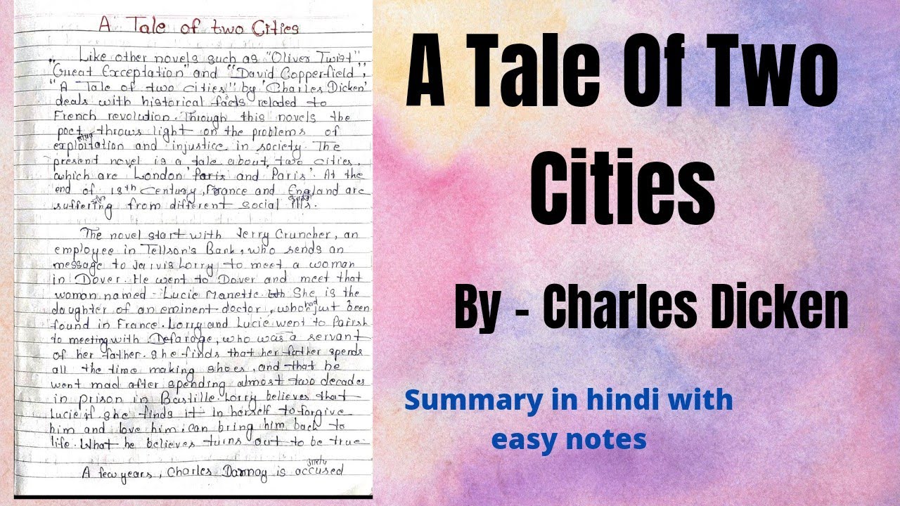 a tale of two cities summary essay