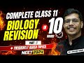 Complete class 11 biology revision  frequently asked questions part  1 neet 2024 dr anand mani