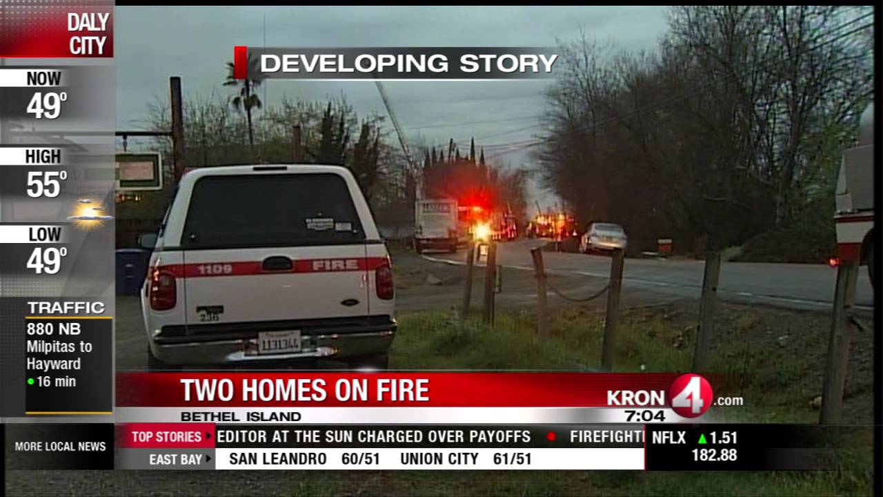 Fire Damages Three Homes on Bethel Island YouTube