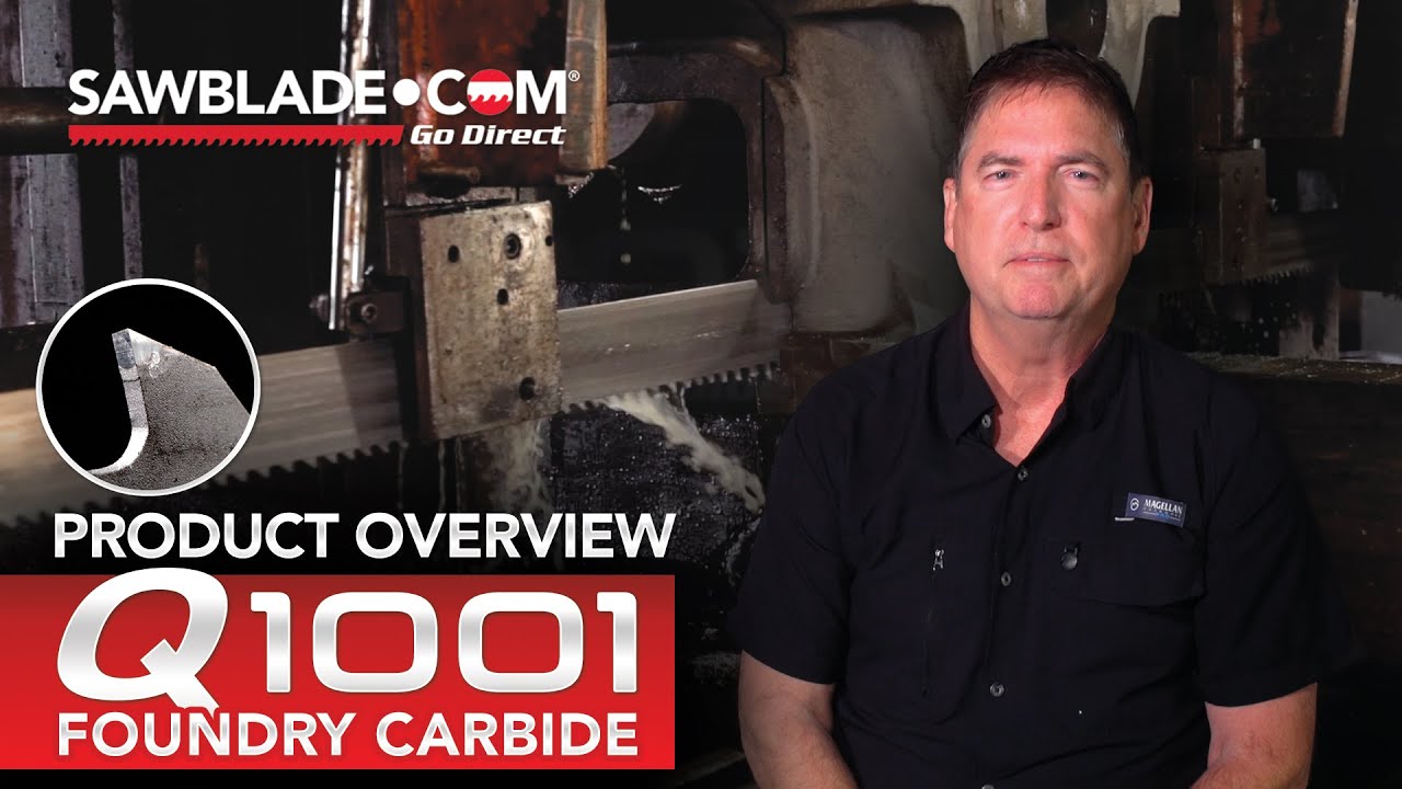 Qsaw 1001 Foundry Carbide Bandsaw Blade – Built for Forgings & Hard Alloys | Sawblade.com