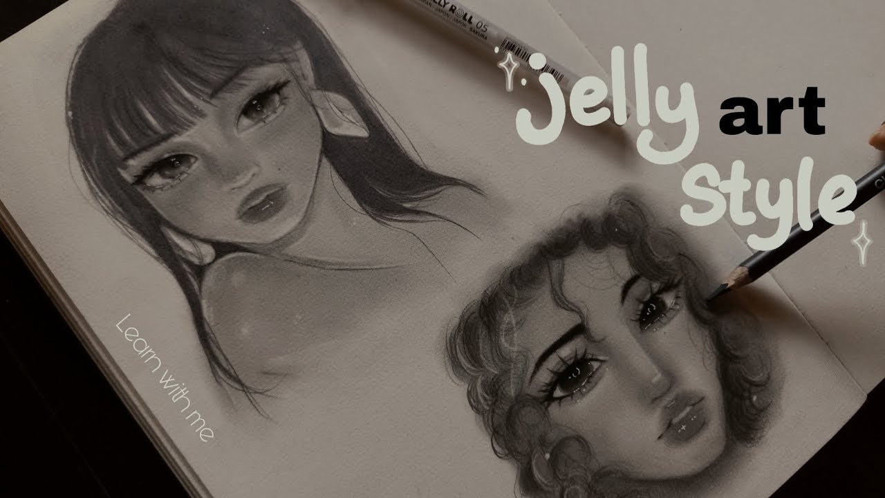 How to draw faces in the jelly art style? - YouTube