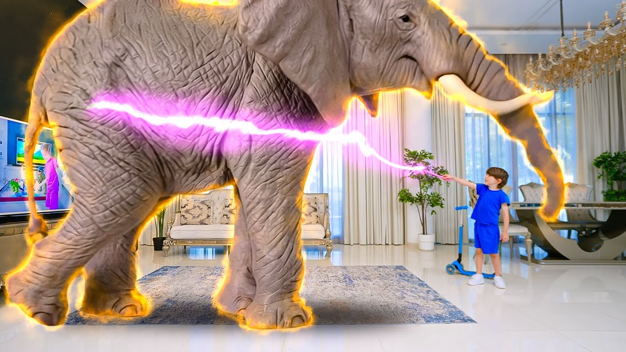 Дикие животные играют в прятки дома! 🙈 Учим названия и интересные факты