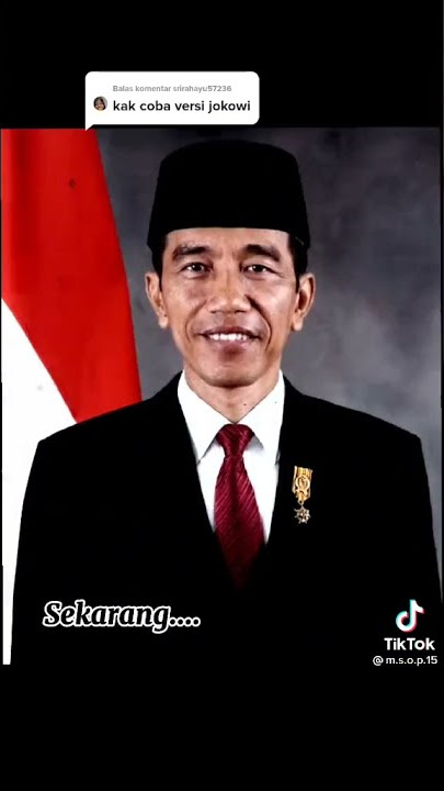 Pak jokowi Tik Tok