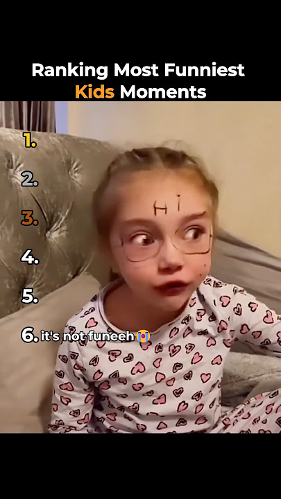 Ranking Most Funniest Kids Moments
