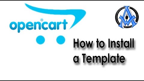 installing a template in OpenCart