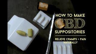 DIY How to make CBD Suppositories (\