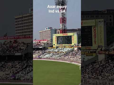 Axar Patel injury #india vs #southafrica #test . #wtc #icc #axarpatel #viratkohli