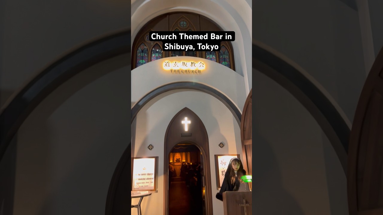 Church Themed Bar in Tokyo