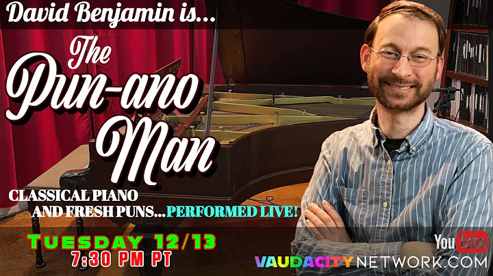 The Pun-ano Man | LIVE PIANO w/ David Benjamin