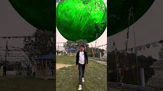 Green planet falling on earth 😯 #viralshorts #shorts #vfx #shortsfeed #shortsyoutube