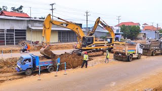 Work of Excavator 330B & 320B is excavation for the construction of a new road and running smoothly by Bulldozer Working Group 1,327 views 4 days ago 15 minutes