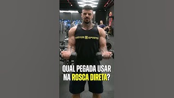 Qual pegada usar na ROSCA DIRETA? #musculação #academia #laerciorefundini #treino #fitness #maromba
