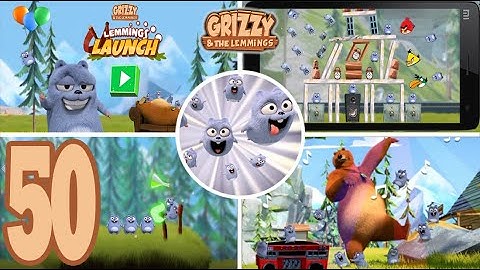 Grizzy and the Lemmings: Lemming Launch - Gameplay walkthrough Part 50 (Android, IOS)