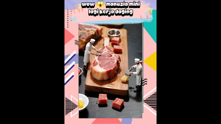 wow 😱 manusia mini lagi bikin Krja daging#shorts #shortvideo