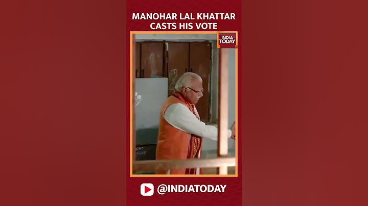 Lok Sabha Elections 2024 Phase 6 Voting: Manohar Lal Khattar Casts Vote In Haryana's Karnal