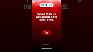 True or False: Miscellaneous IBS Facts. #ibs #gicare #guthealth #gutmicrobiome #trueorfalse