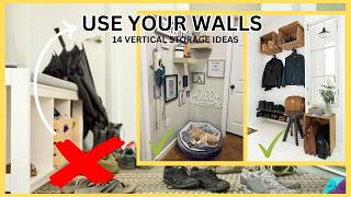 Stop Wasting Space! #2 - 14 Vertical Storage Ideas for a Clutter-Free Hallway