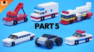 Lego Mini Vehicles City Cars  Part 5 (Tutorial)