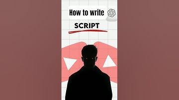 How to Write Better YouTube Scripts Using ChatGPT #shorts