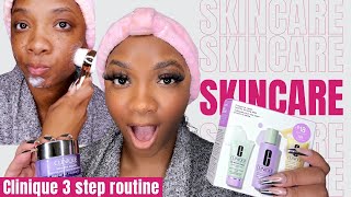 MY NEW SKINCARE ROUTINE | CLINIQUE 3 STEP ROUTINE | 4 YEARS LATER 💕