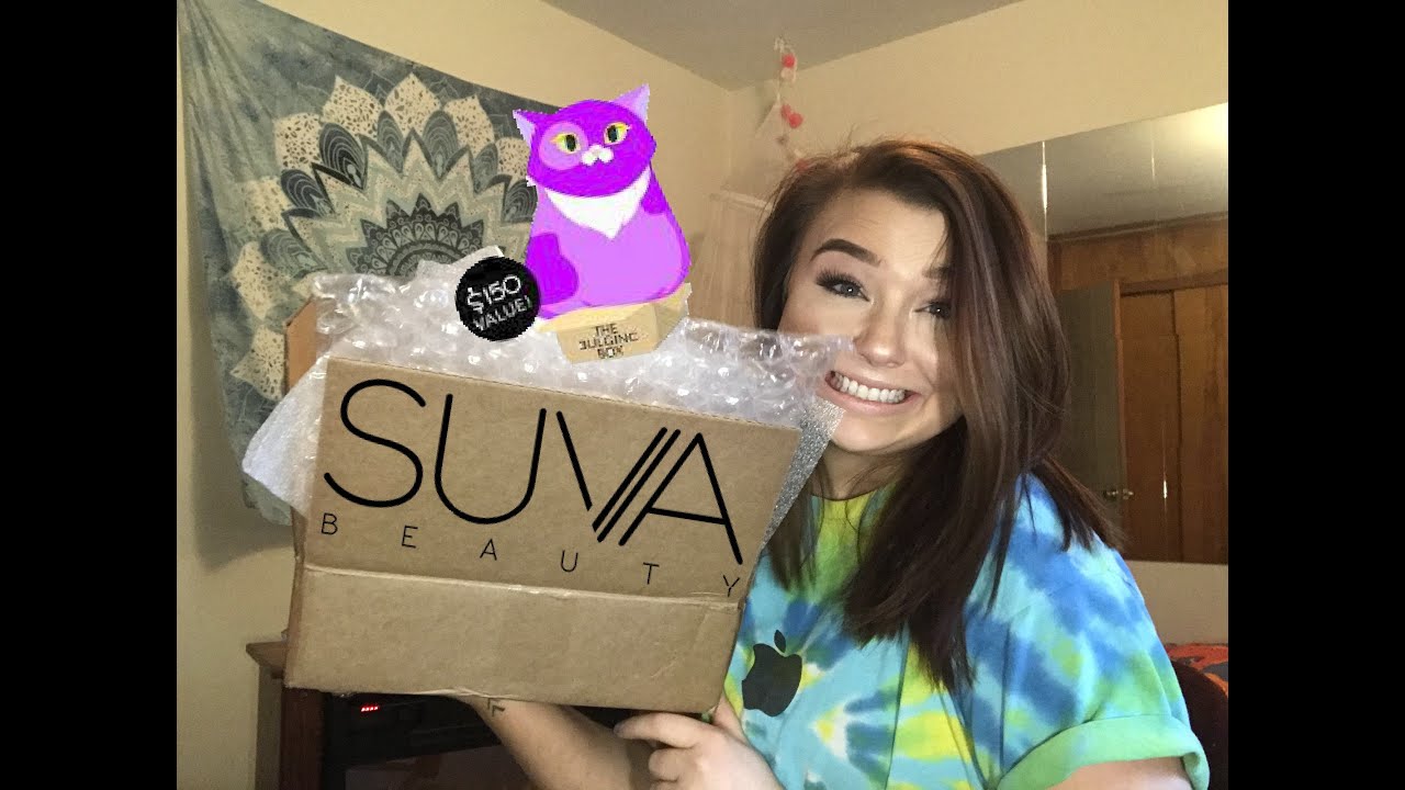 SUVA Beauty Mystery Bulging Box Unboxing (NEW PALETTE!)