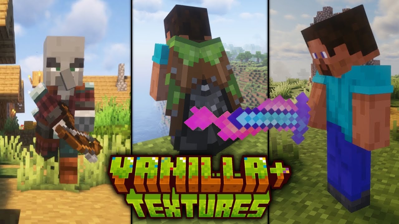 Top 20 Vanilla+ Texture Packs for Minecraft - YouTube