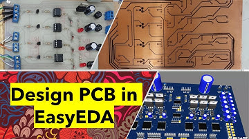 How to Design a PCB with EasyEDA || PCB Making || EasyEDA || PCB Design