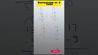 Teachers have been hiding this #trick #Subtraction by 9 #magic #tricks #ytshorts #trending #viral