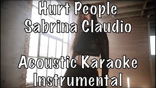 Sabrina Claudio - Hurt People acoustic karaoke instrumental