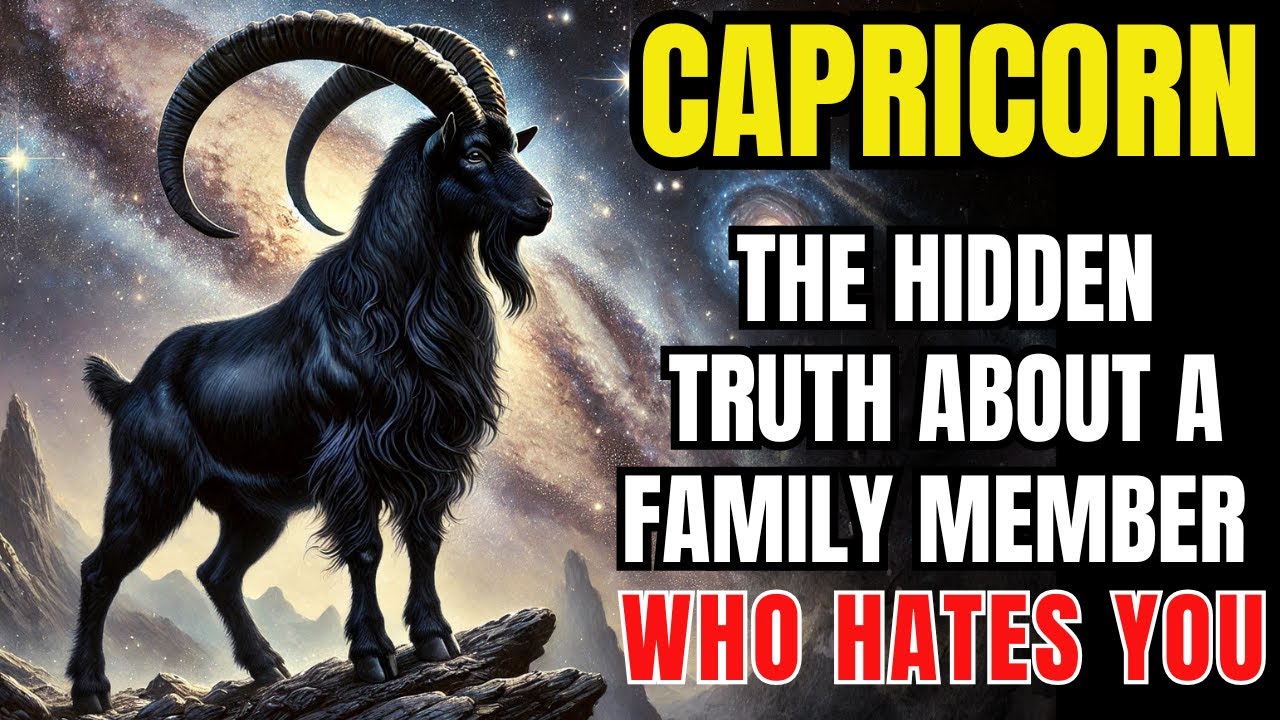 ♑✨ CAPRICORN – THE HIDDEN TRUTH ABOUT A FAMILY MEMBER WHO HATES YOU