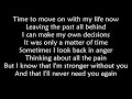 Tina Turner When The Heartache Is Over LYRICS Ohnonie HQ mp3