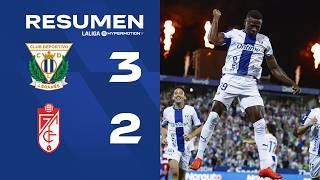Leganes vs Granada CF highlights (3-2) - Segunda División