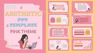 PPT PINK Theme CANVA Element FREE 13