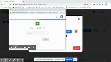 Linking a FlipGrid Topic to Google Classroom as an Assignment or Material