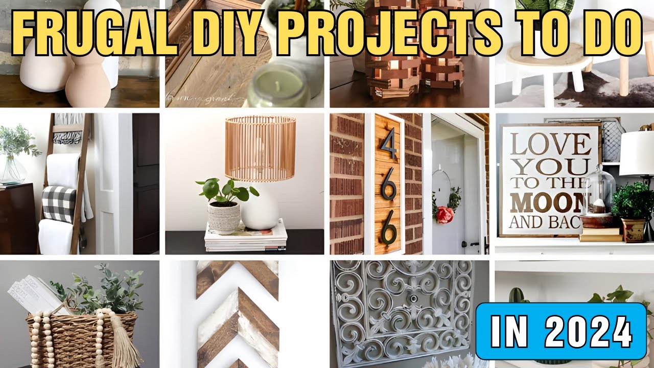 Frugal DIY Projects that will save you money - YouTube