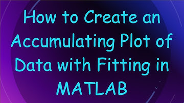 How to Create an Accumulating Plot of Data with Fitting in MATLAB
