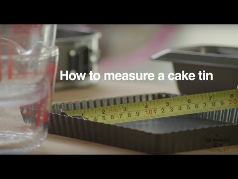 How To Measure A Cake Tin | Good Housekeeping UK