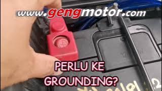 JGN BUAT KERJA GILA Grounding cable KERETA. RUJUK POMEN. BUAT JIKA PERLU SAHAJA. JGN SAMPAI JAHANAM