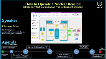 IAEA Simulators Webinar: "How to Operate a Nuclear Reactor" - Chirayu Batra