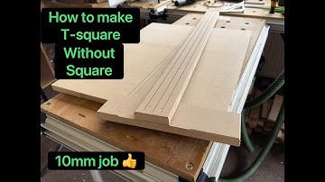 How to make a T square without a square on a job 👍#DIY #festool #woodworking