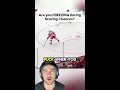 FREEZING during scoring chances in games?